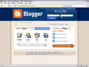 blogger account